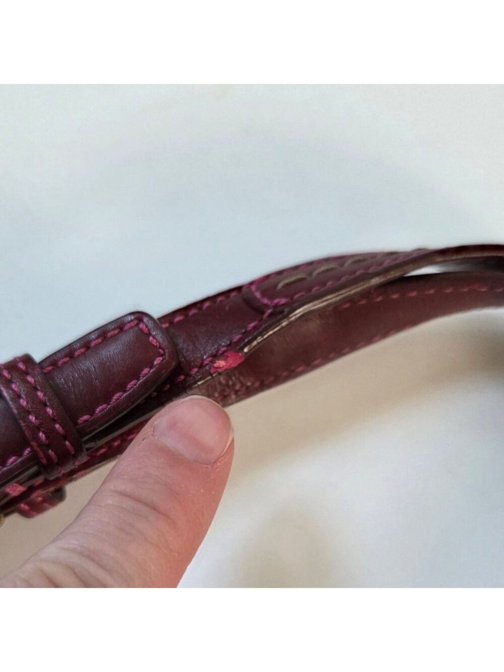 Coach Purse Soho Dowel Top Dual Tone Fuschia Satchel Bag Limited Edition 9749 - Picture 16 of 16